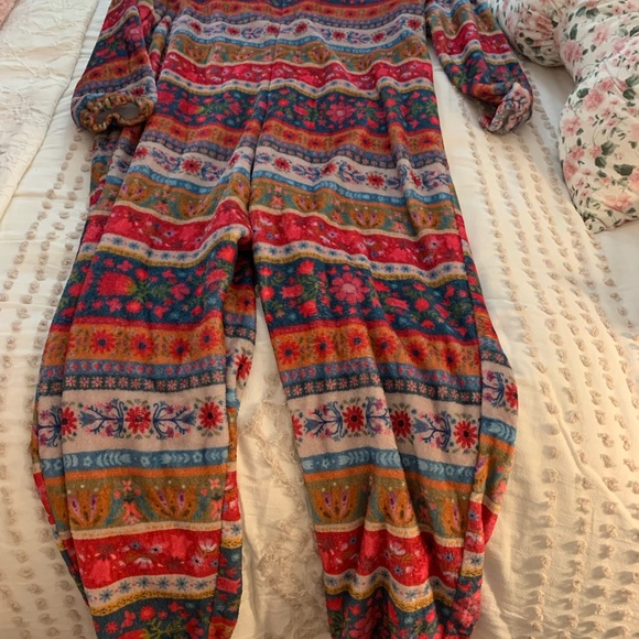 Natural Life Fleece Onesie Pajamas xl- fun, cozy, colorful - Picture 10 of 10